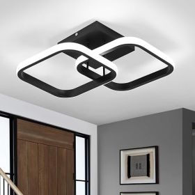 Modern Ceiling Light Fixtures Flush Mount Ceiling Lamp for Bedroom Kitchen Loft Aisle Hallway Balcony Stair Entryway Square
