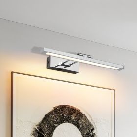 Battery Picture Light, 16 Inch Wireless Picture Light For Painting With Remote,Full Metal Rechargeable Art Light,Wall Sconce Display Lighting For (Color: White)